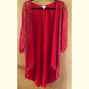 Red/Gold LulaRoe Elegant Lindsay